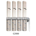 Dustek C2000 industrial dust collector with 4 filter bags, 4 collection drums, 20 HP motor, 7,000 CFM